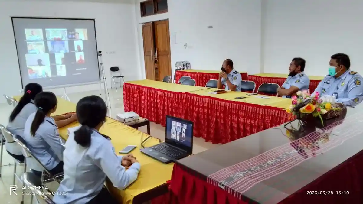 Kakanwil Kemenkumham NTT Rapat Bahas Tindak Pidana Perdagangan Orang
