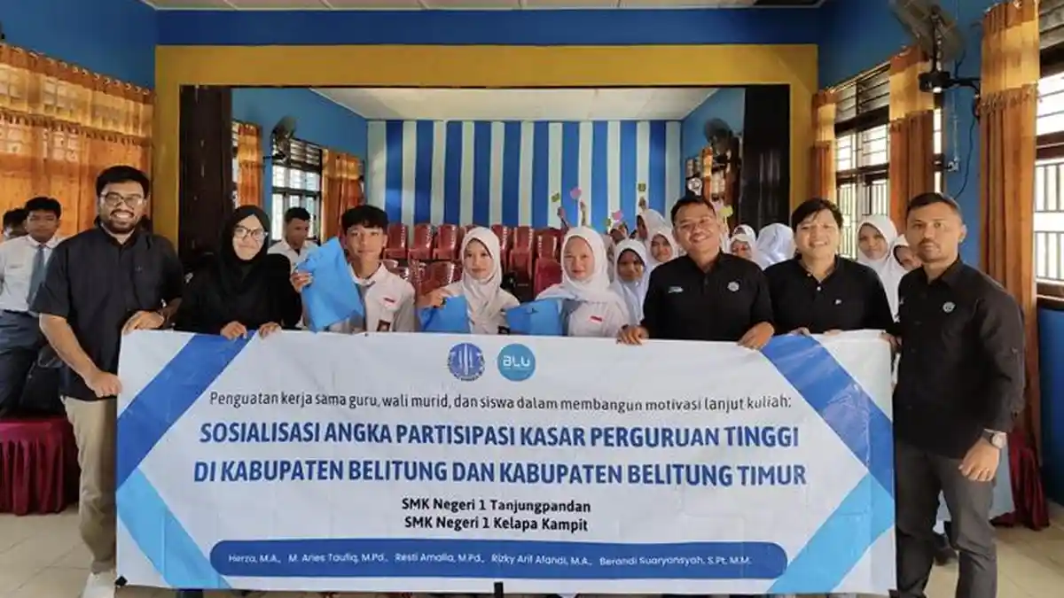 Dosen UBB Ajak Siswa di Pulau Belitung Lanjutkan Pendidikan