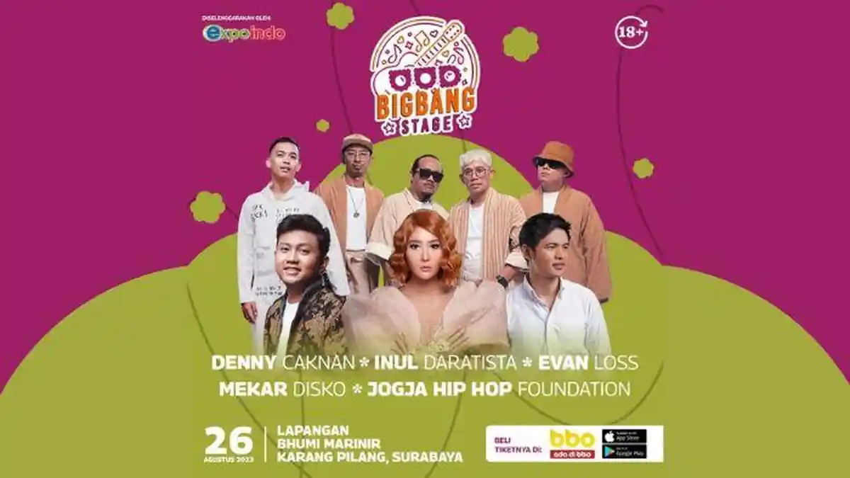 UUD Big Bang Stage Surabaya 2023: Kolaborasi Ujung Ujungnya Dangdut dengan Big Bang Stage