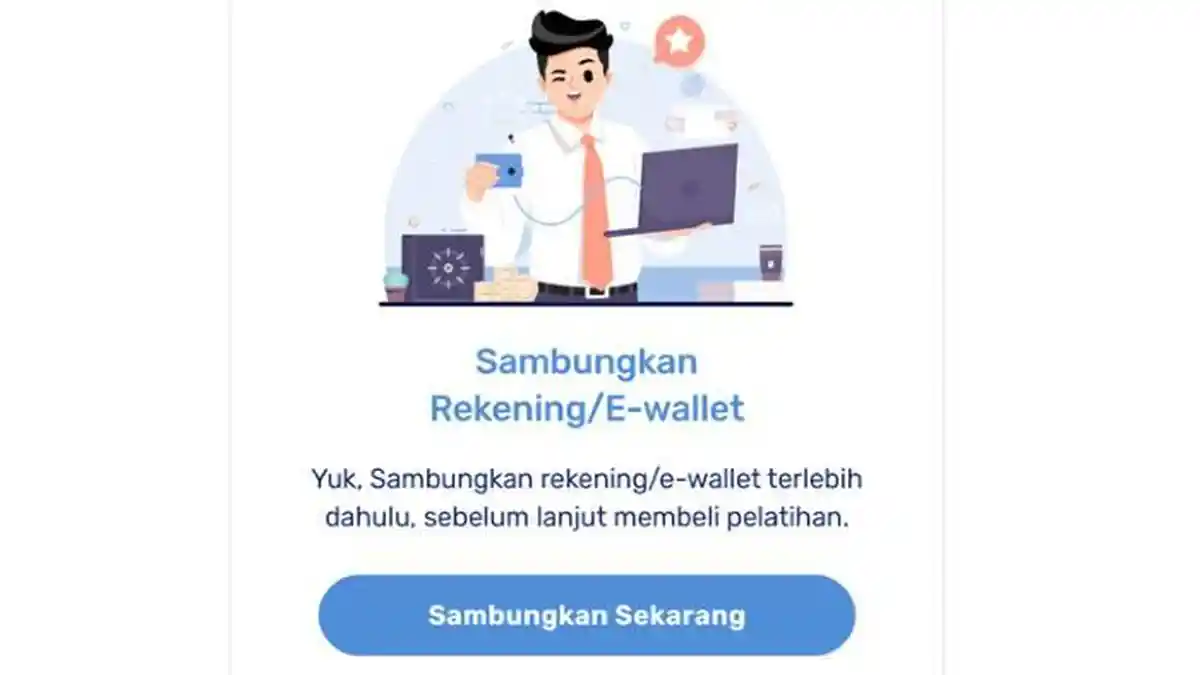 Cara Sambungkan Rekening Bank atau E-Wallet ke Akun Kartu Prakerja ...