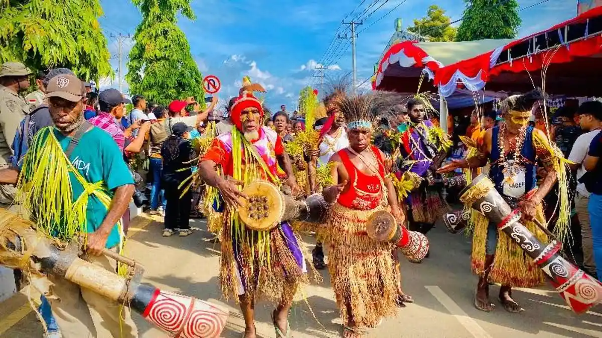 111 Kelompok Budaya Meramaikan Peringatan 123 Tahun Kota Merauke ...