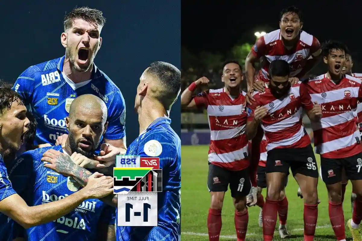 Adu Kekuatan Persib Bandung Vs Madura United Jelang Bertemu di Final Championship Series Liga 1 2023
