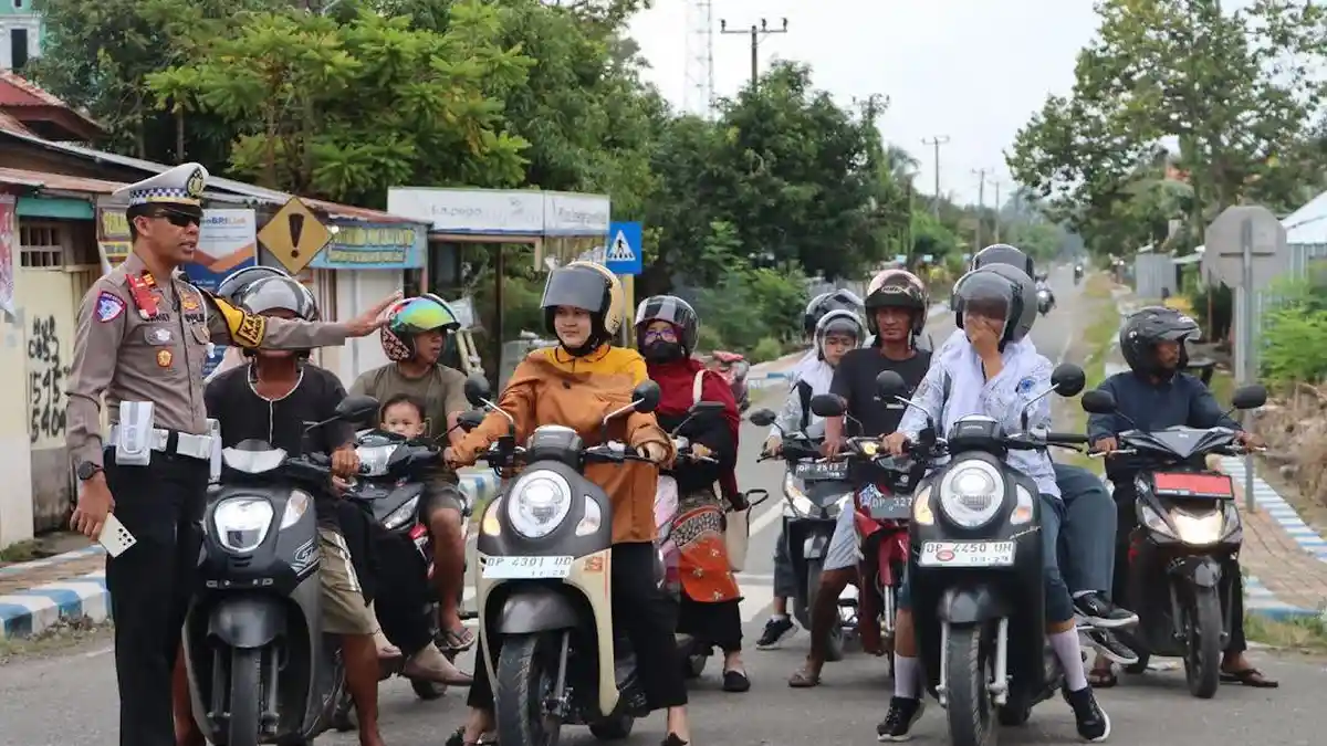 117 Pengendara Terjaring Operasi Zebra di Luwu, 86 Tak Pakai Helm