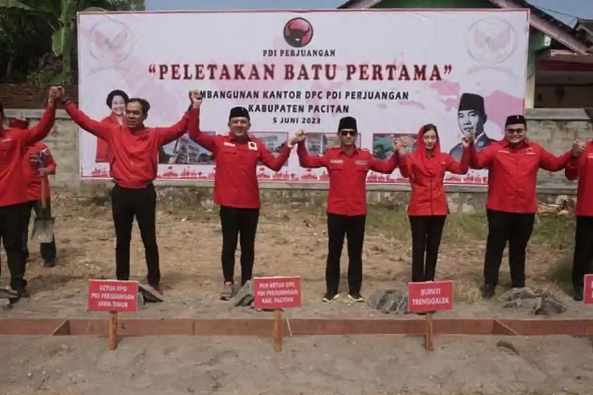 PDI Perjuangan Bangun Kantor Partai Berkonsep Rumah Rakyat di Pacitan