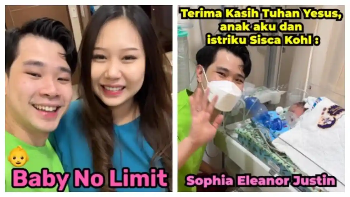 SELAMAT! Sisca Kohl Telah Melahirkan Baby yang Cantik dan Lucu, Jess No Limit Beri Nama Ini