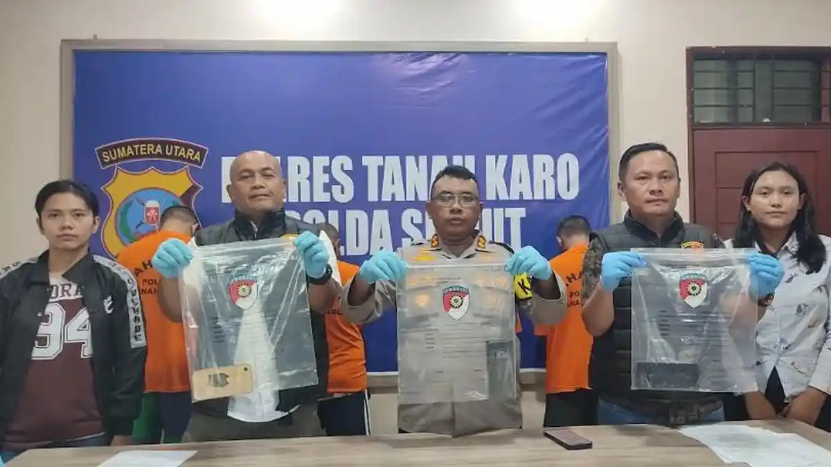 Polres Tanah Karo Ungkap Perdagangan Anak di Bawah Umur, Korban Dipaksa Melayani Pria Hidung Belang