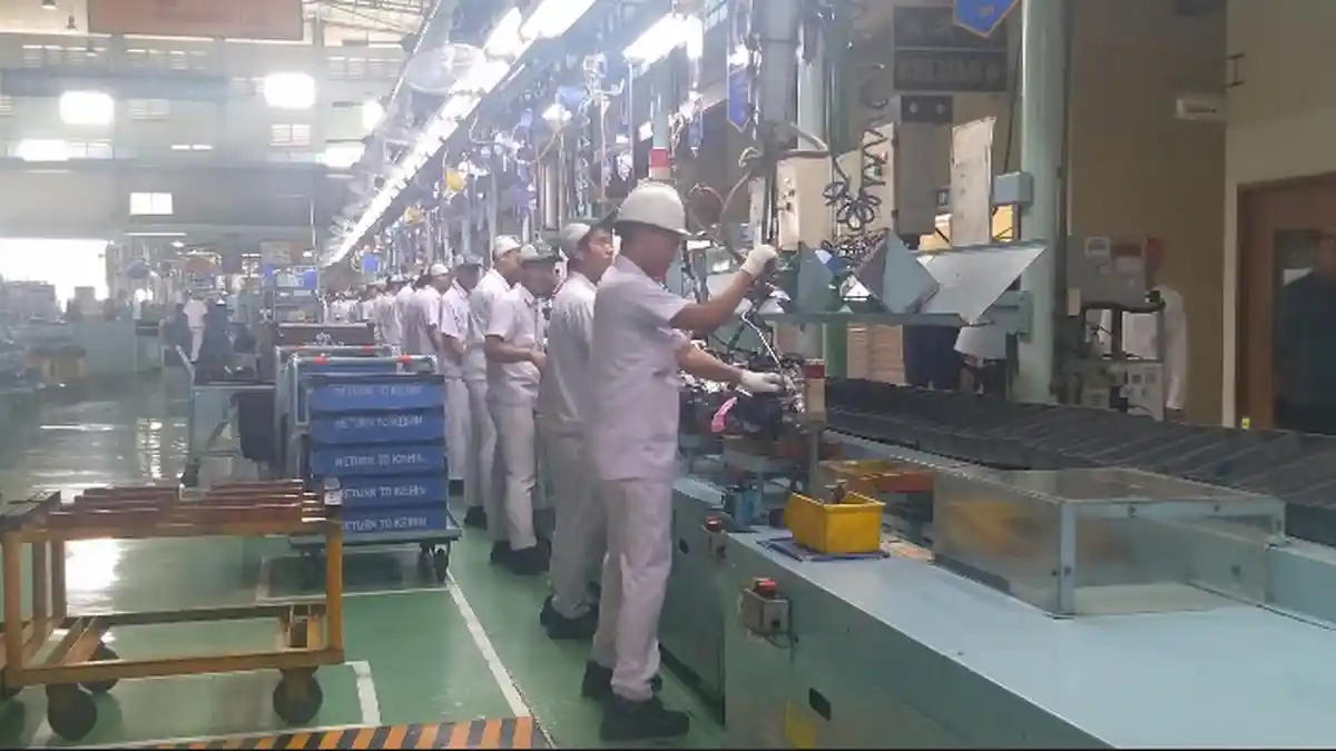 Mengintip Pabrik Motor Honda di AHM Cikarang, 1 Unit Motor Diproduksi dalam 22 Detik