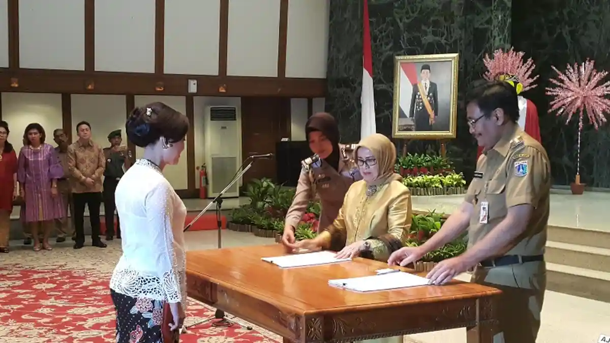 Gantikan Veronica Tan, Happy Farida Dilantik Sebagai Ketua Dekranasda