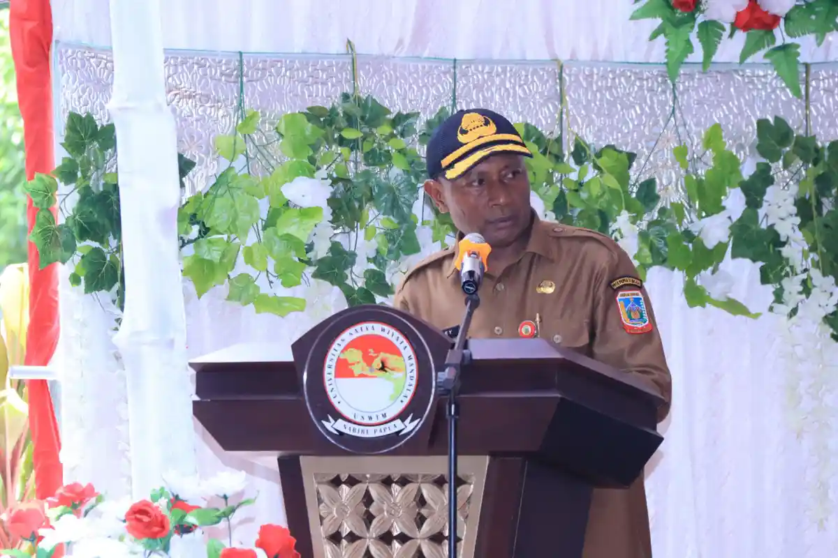 403 Mahasiswa Uswim Diwisudakan, Ini Pesan Pemprov Papua Tengah