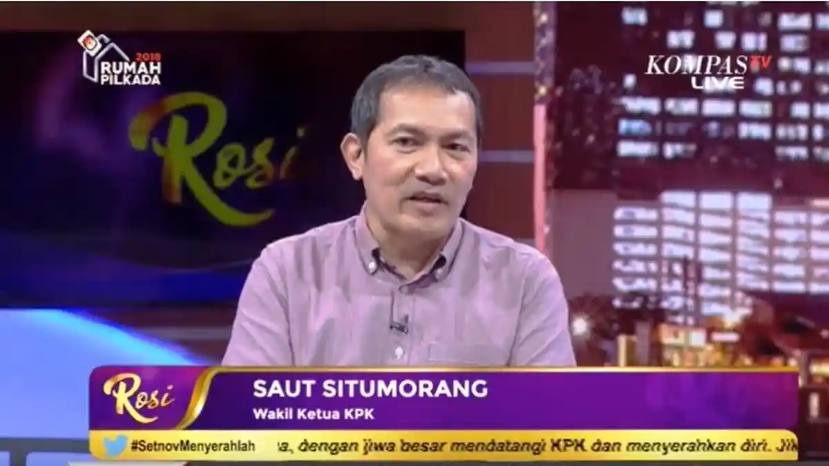 Saut Situmorang Mengaku Belum Dapat Kepastian Setya Novanto Mau Datang Ke KPK