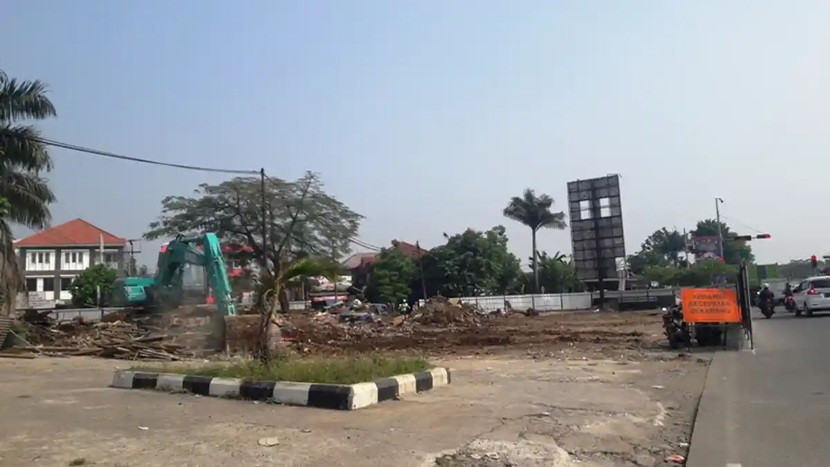 Bangunannya Sudah Digusur, Lahan di Salabenda Bogor Kini Diberi Pagar