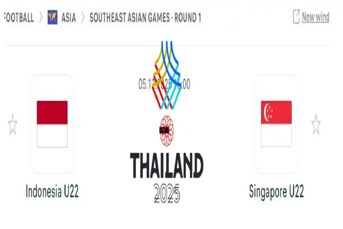 Jadwal Jam Tayang Timnas Indonesia U22 vs Singapura U22 SEA Games 2025, Garuda Muda Menang Mudah