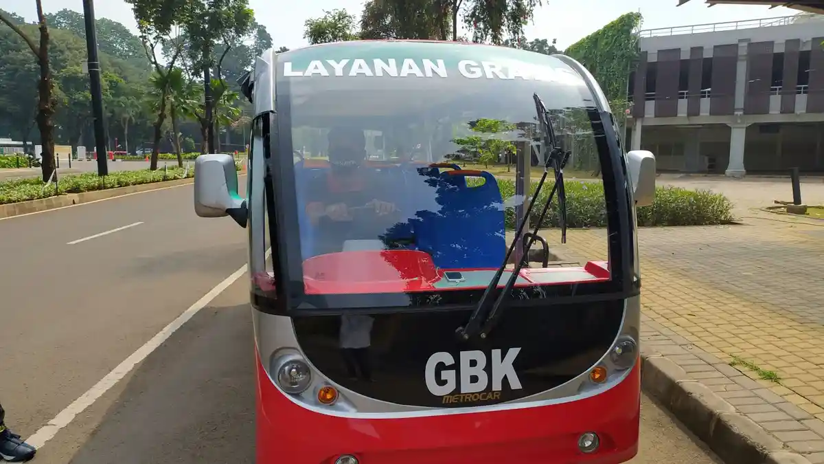 VIDEO: Ada Mobil Shuttle GBK Gratis untuk Pengunjung yang Kelelahan Setelah Berolahraga