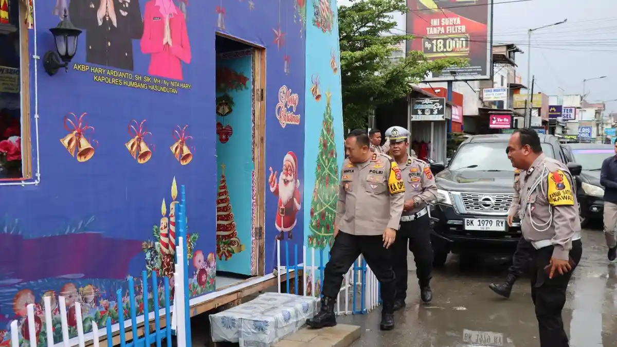 3 Pos Pengamanan Disiapkan Polres Humbahas Jelang Nataru, Ini Lokasinya