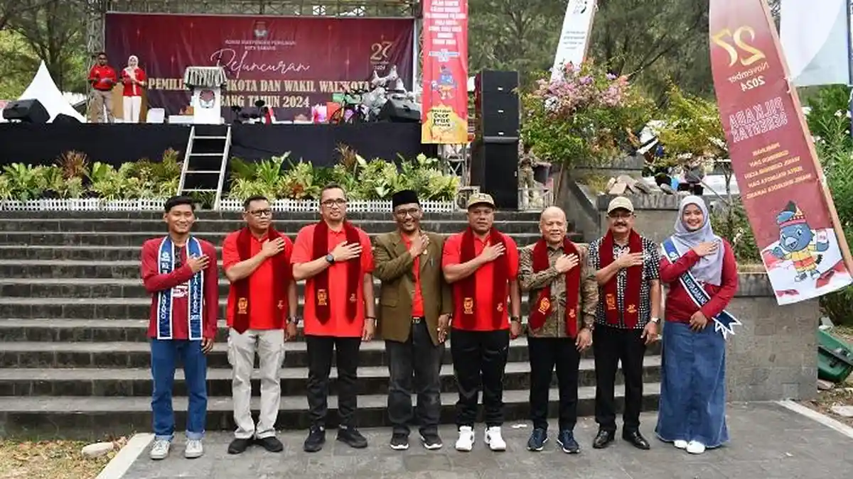 KIP Luncurkan Tahapan Pilkada 2024 di Taman Sabang Fair