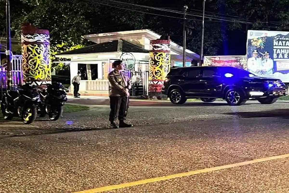 Kapolres Pimpin Langsung Penertiban Aksi Balap Liar di Sanggau, Puluhan Motor Diamankan