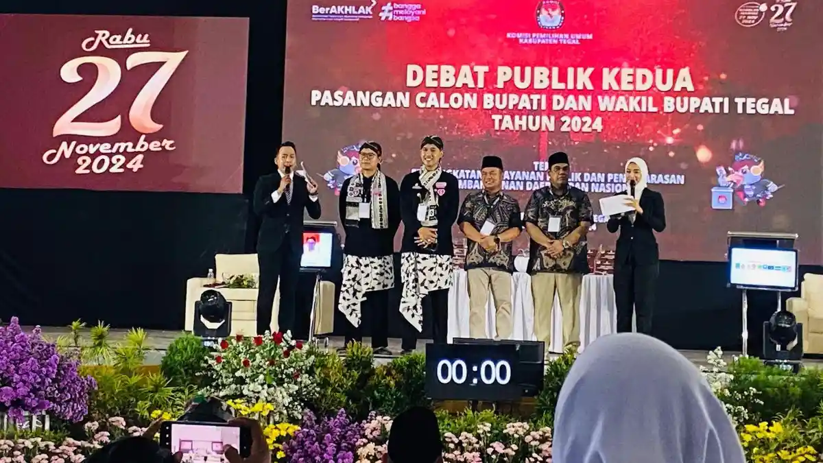 Debat Publik Kedua Pilkada Kabupaten Tegal, Ischak Harap Bima-Mujab Tak Gunakan Bahasa Inggris 