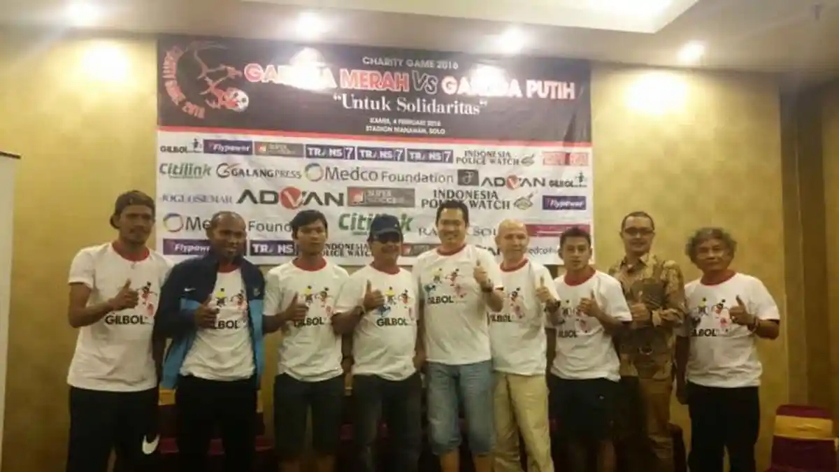 Pemain Bintang Timnas Indonesia Gelar Laga Aman di Solo
