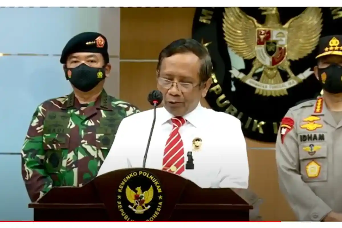 Soal Sosok Pengganti Kapolri Idham Azis, Mahfud MD Angkat Bicara: Belum Ada yang Final