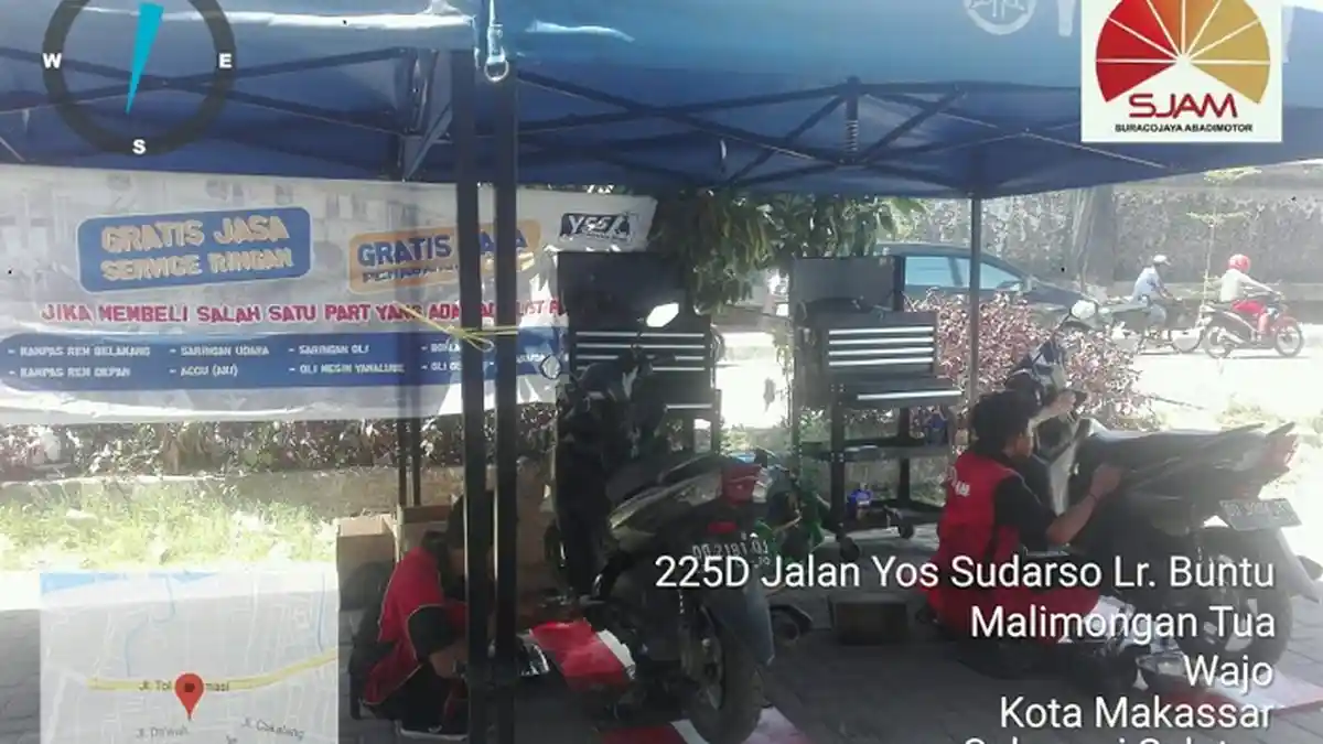 HUT TNI ke-74, Yamaha Suracojaya Abadimotor Servis Gratis di Primkopal Lantamal - servis-gratis-yamaha2.jpg