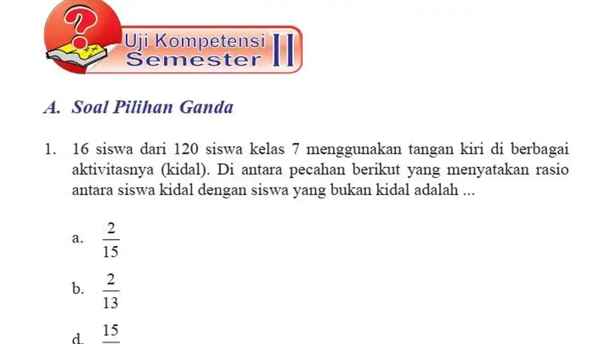 Kunci Jawaban Matematika Kelas 7 Semester 2 Halaman 342 343, Uji ...