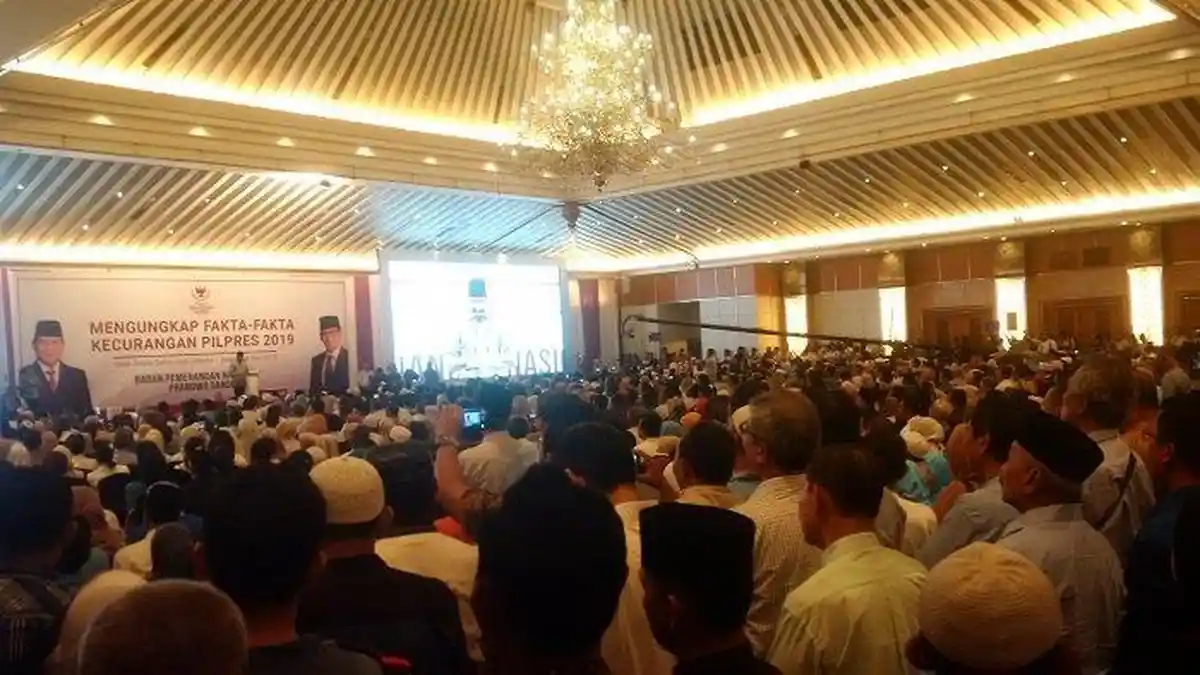 BPN Putar Video Dugaan Kecurangan di Pemilu 2019 yang Direkam Istri Mantan Danjen Kopassus