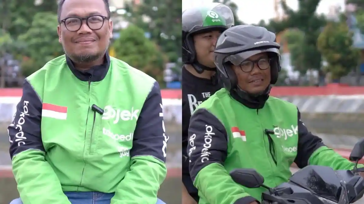 Indra Kurniawan: Sosok Mitra Gojek Palembang yang Sigap Antar Sahur di Tengah Hujan Deras