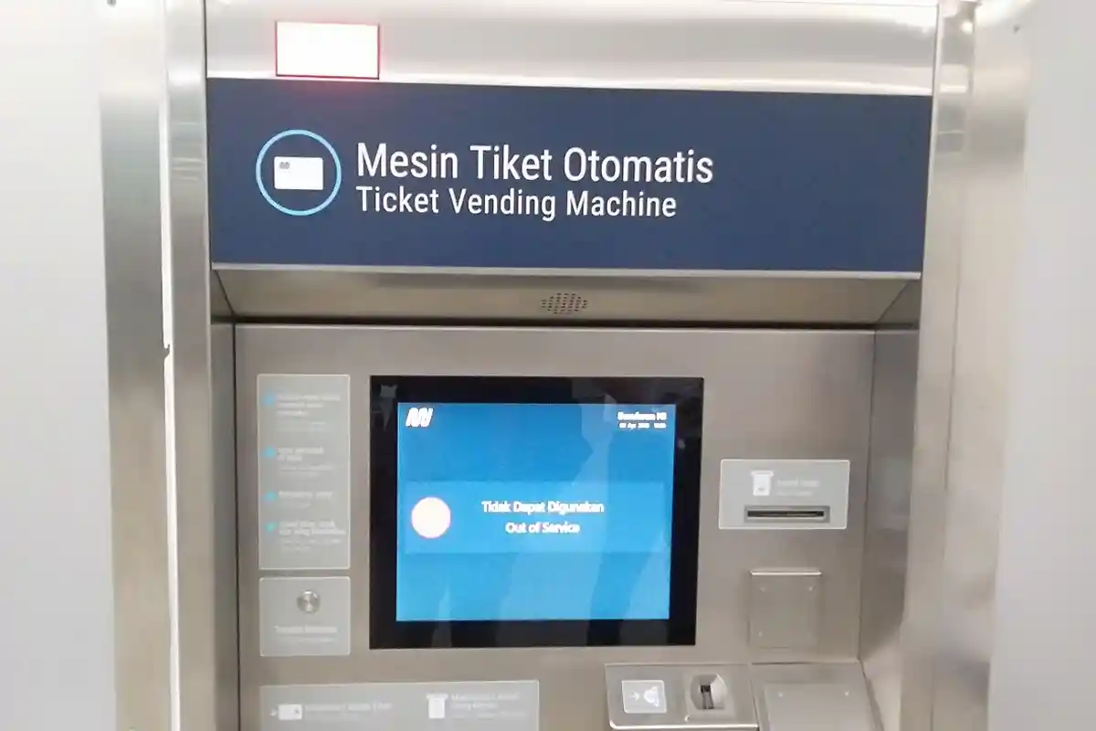 Mesin Tiket Otomatis MRT Sudah Beroperasi, Begini Cara Menggunakannya