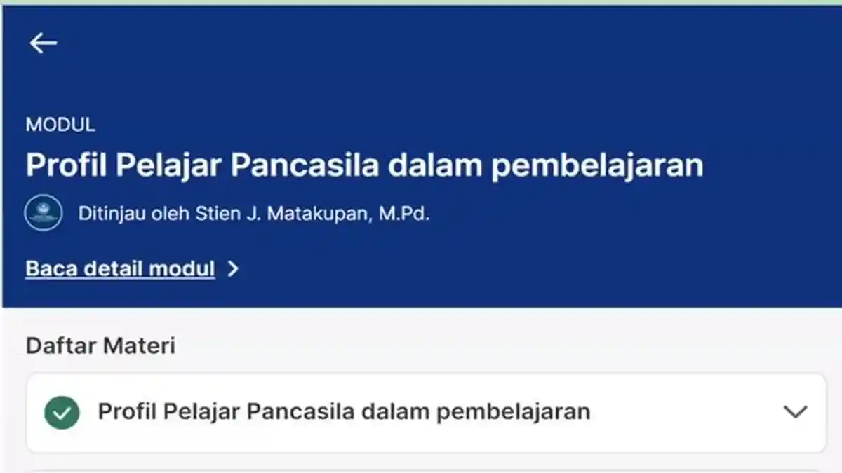 Kunci Jawaban Post Test Modul P5 Dalam Pembelajaran, Topik Profil Pelajar Pancasila Merdeka Mengajar
