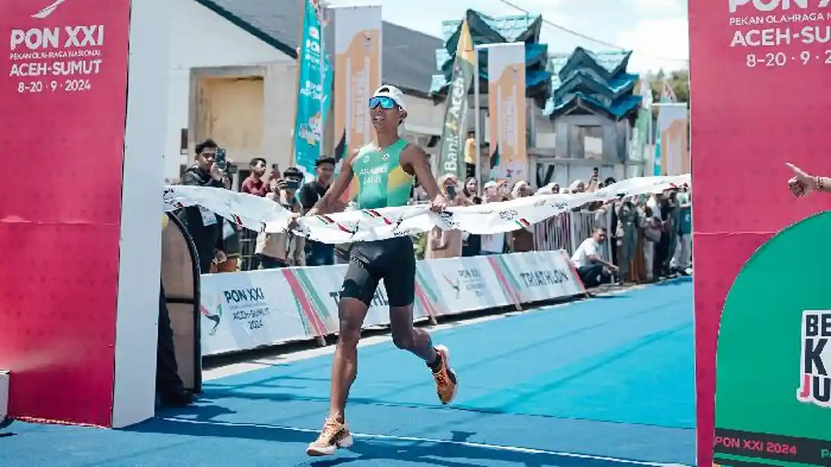 Jatim Raih Emas Tak Terduga di Triathlon PON XXI 2024