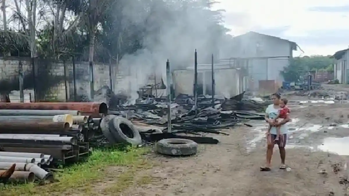 Kebakaran di Kalteng, Terdengar Ledakan Sebelum Api Berkobar di Mes Karyawan di Sampit