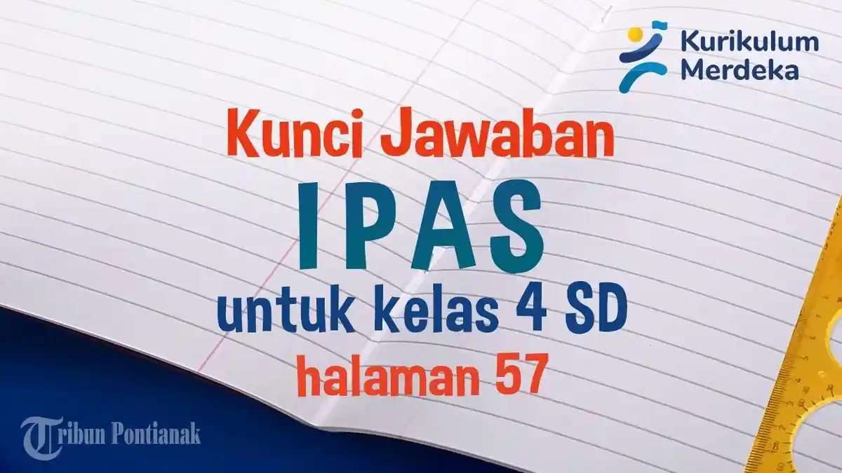 Kunci Jawaban IPAS Kelas 4 SD Halaman 57: Wujud Zat dan Perubahannya, Kurikulum Merdeka