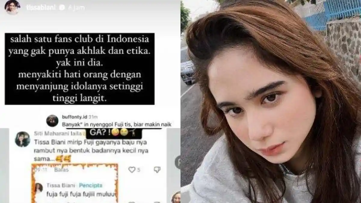 Tissa Biani Bongkar Alasan Tegur Fans Fuji di Instagram, Mengaku Risi ...