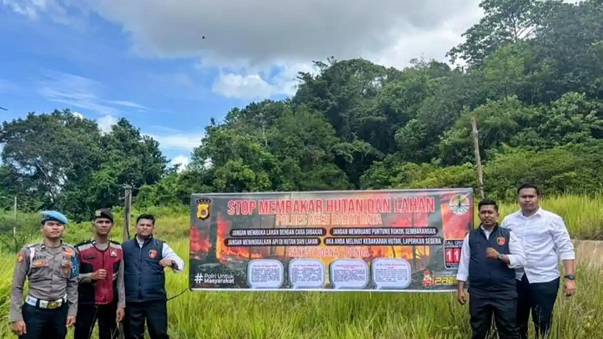 Polres Abdya Ingatkan Warga Bahaya Karhutla, Pelaku Siap-siap Didenda dan Dipidana