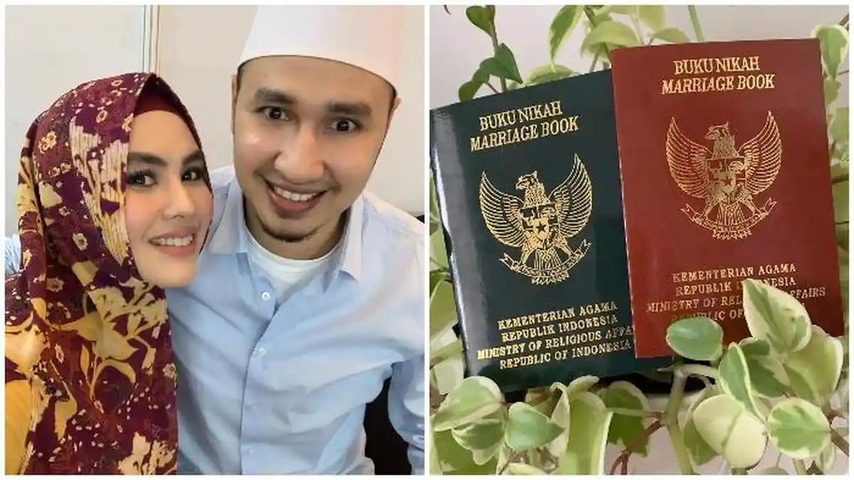 Sempat Dikabarkan Nikah Siri, Kartika Putri Akhirnya 'Pamerkan' Buku Nikah