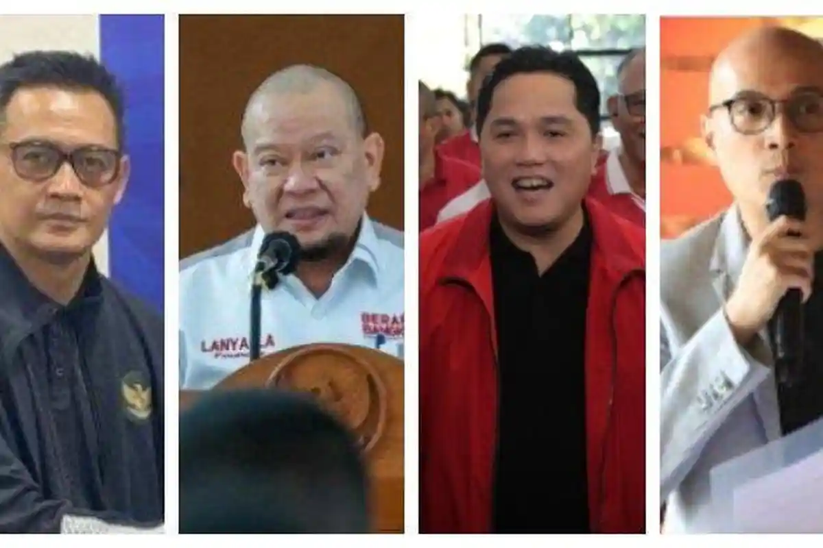 Janji Para Calon Ketua Umum PSSI, Erick Thohir Bidik Benahi Kualitas Wasit, La Nyala Bidik Usia Muda