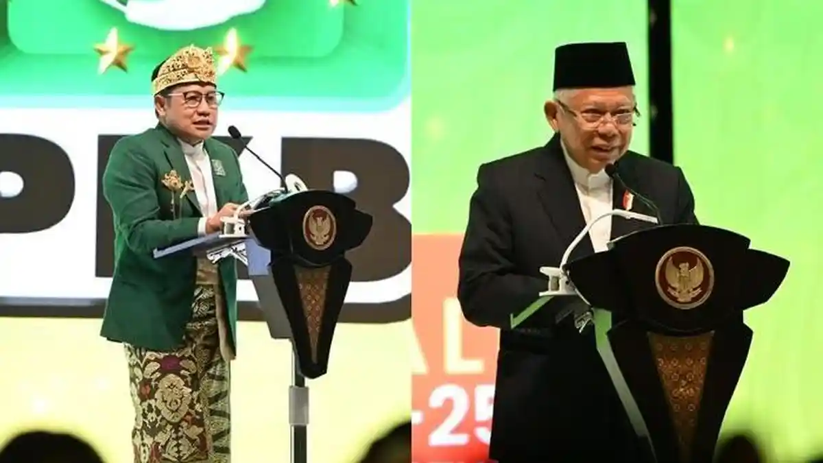 Cak Imin Kembali Terpilih Jadi Ketum, Maruf Amin: PKB Harus Jadi Partai yang Solid bukan Sulit