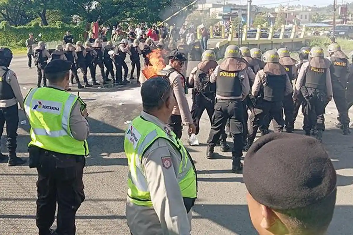 Kantor Pertamina DPPU DEO Sorong Diserang Sekelompok Warga, Simulasi Rangkaian Bulan K3
