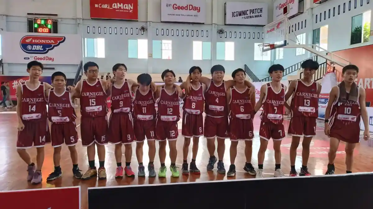 Honda DBL with kopi Good Day, SMA Carnegie School Medan Berhasil Kalahkan MAN 2 Model Medan