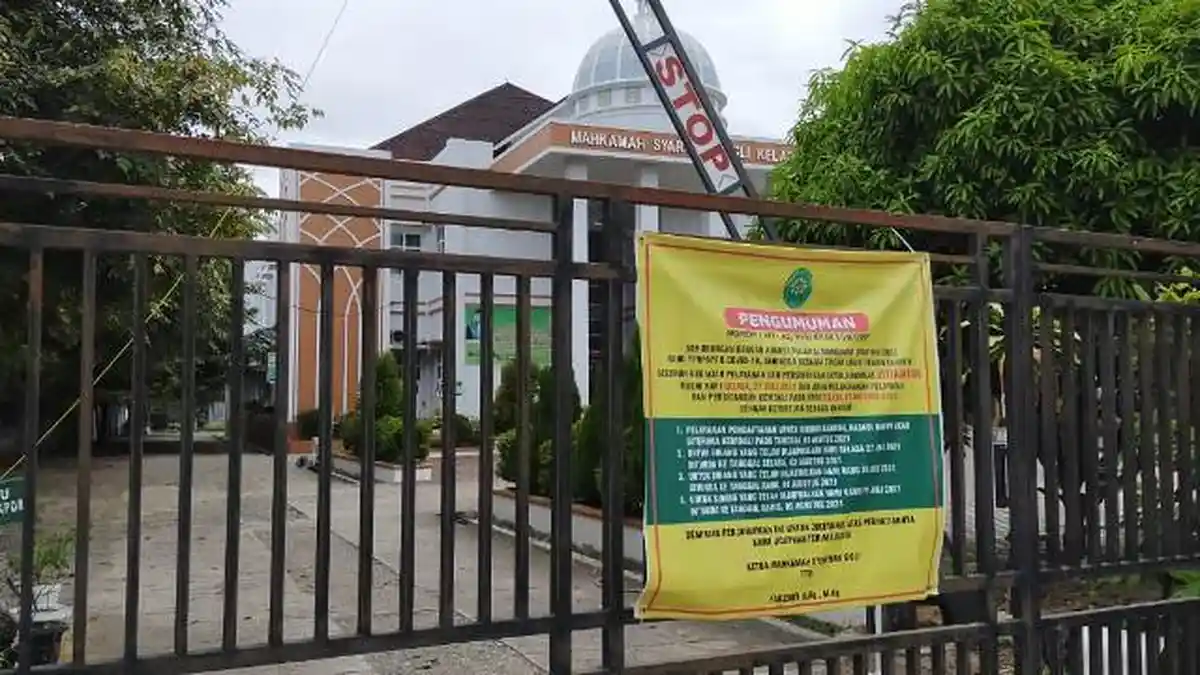 Aduh, Hakim dan Pegawai Terpapar Covid-19, Aktivitas Mahkamah Syar'iyah Sigli Terhenti Total