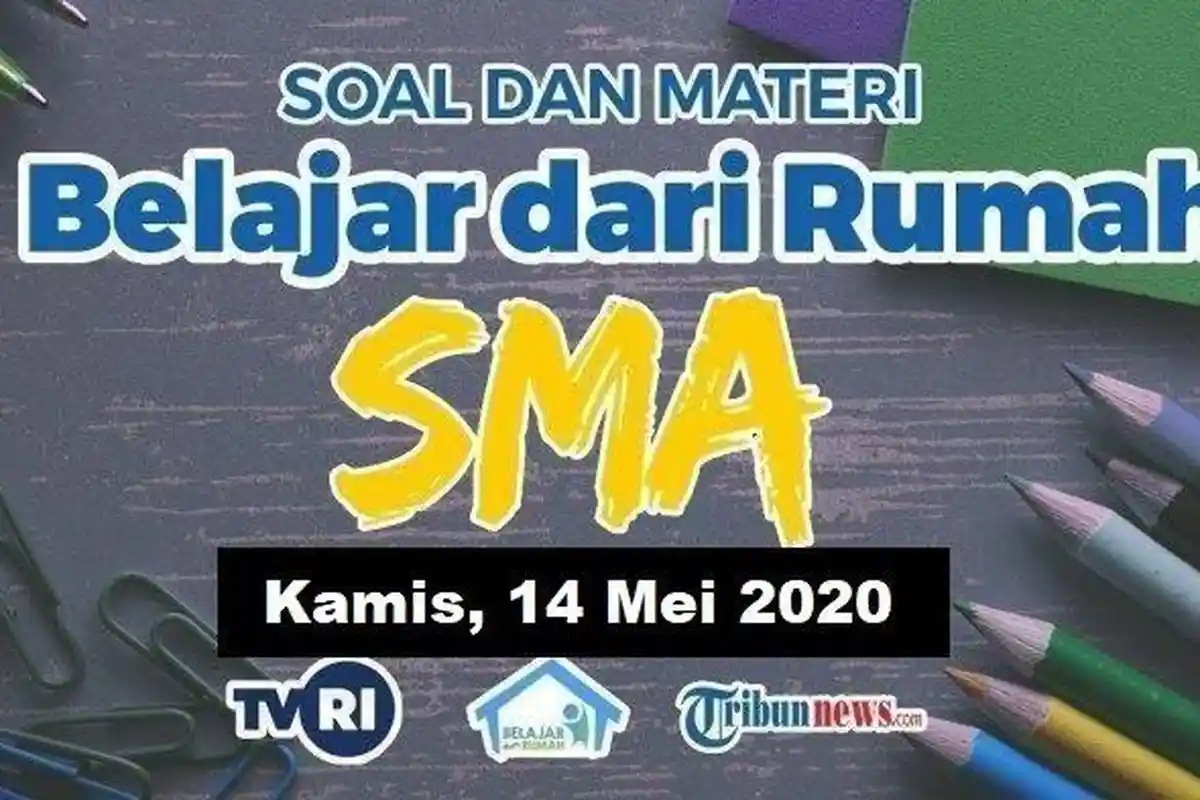 JAWABAN Soal Materi SMA Transformasi Geometri Rotasi, Belajar dari Rumah TVRI Kamis 14 Mei