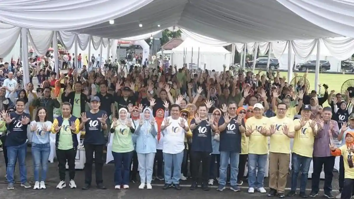 Bank Mandiri Taspen Rayakan Ulang Tahun ke-10 di Palembang 