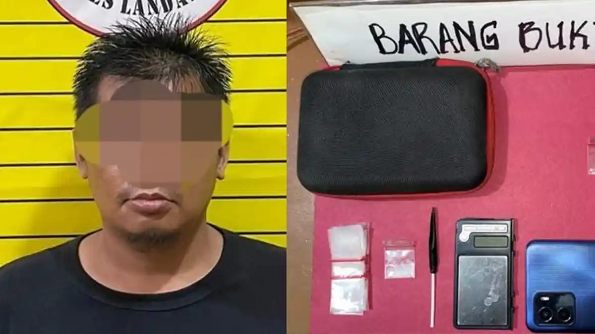 Pria di Ngabang Ini Ditangkap Polisi karena Kedapatan Jual Sabu