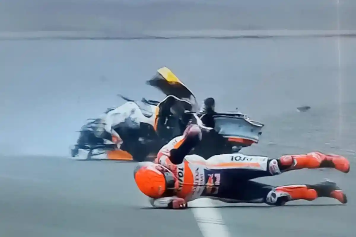 Kecelakaan dan Terpental dari Motor Saat MotoGP Mandalika 2022, Marc Marquez Terancam Absen 3 Bulan