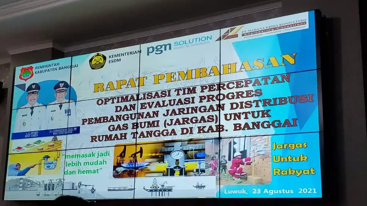 Pembangunan Jargas 5005 SR di Banggai Ditargetkan Rampung Desember 2021