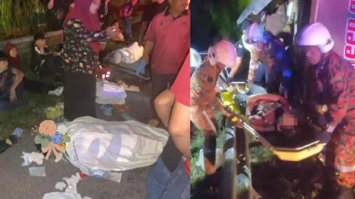 PULANG Libur Idul Adha, 42 Mahasiswa UPSI Kecelakaan Bus di Gerik Perak, 15 Orang Tewas