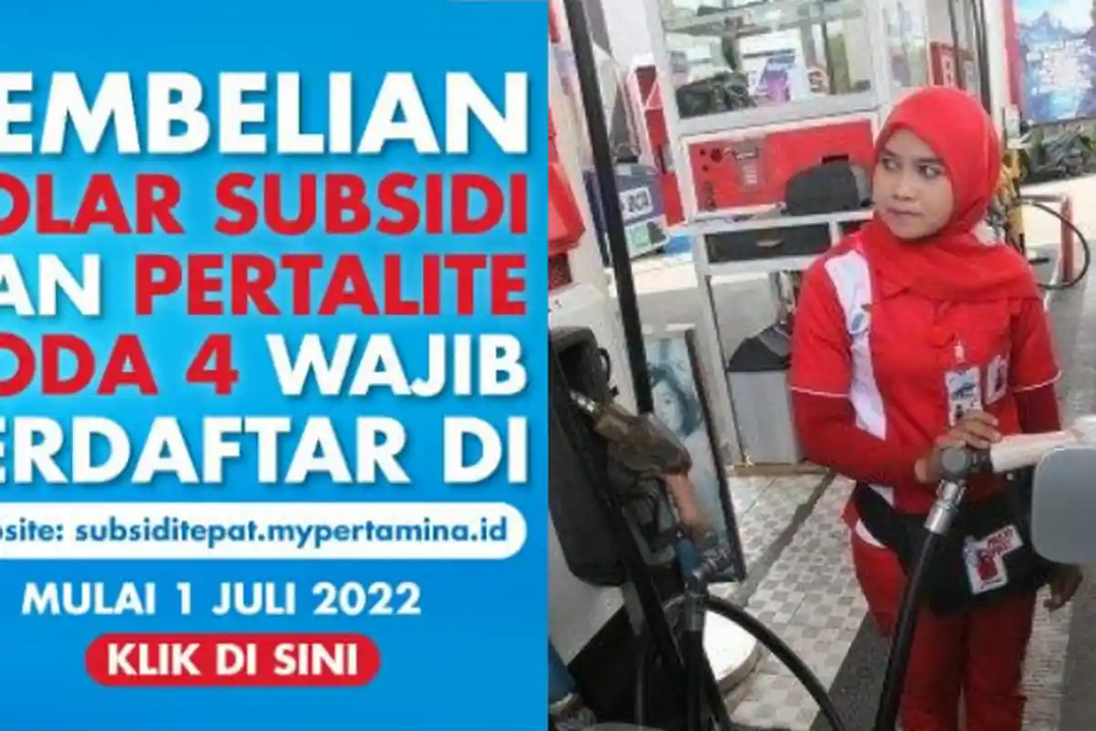 Cara Daftar MyPertamina atau subsiditepat.mypertamina.id Buat Beli Pertalite dan Solar Lengkap Harga