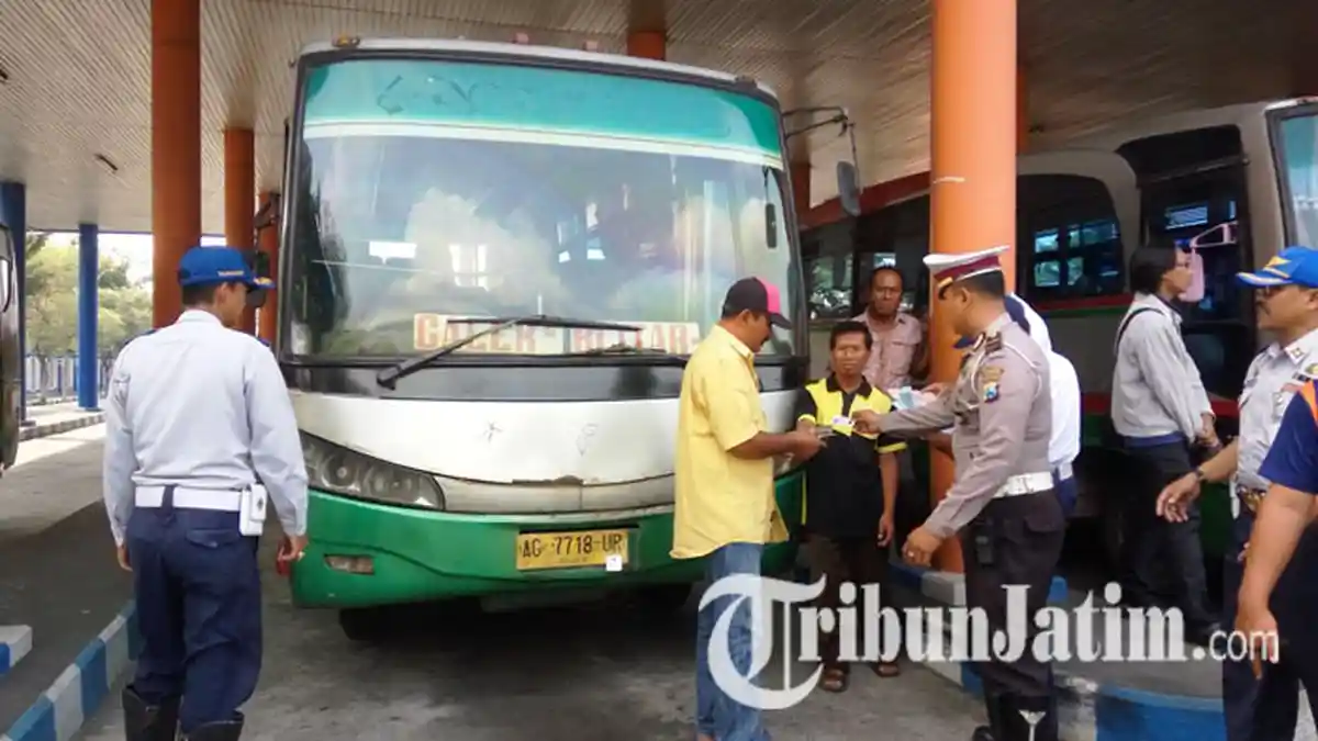 Terminal Dirazia Petugas, Sopir Bus ini Gelagapan dan Wajahnya Keluar Keringat Dingin