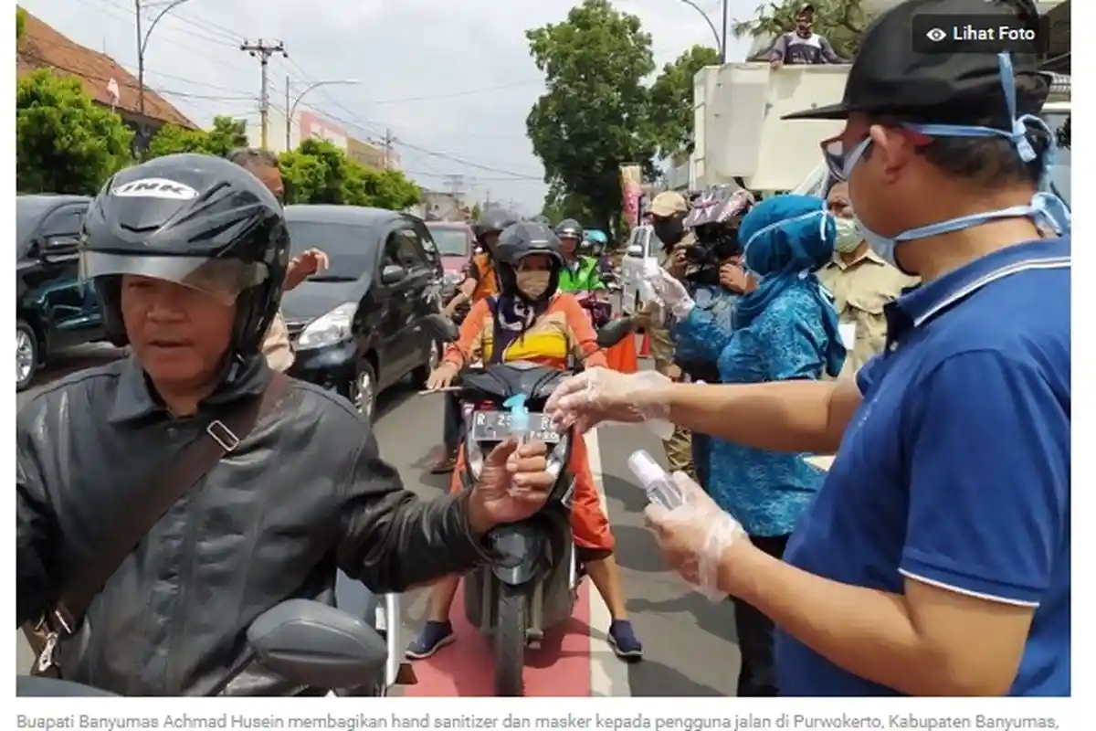 Berhasil Sulap Ciu Jadi Hand Sanitizer, Bupati Banyumas: Jangan Bilang Ciu Lah, Nanti Saya Dibully