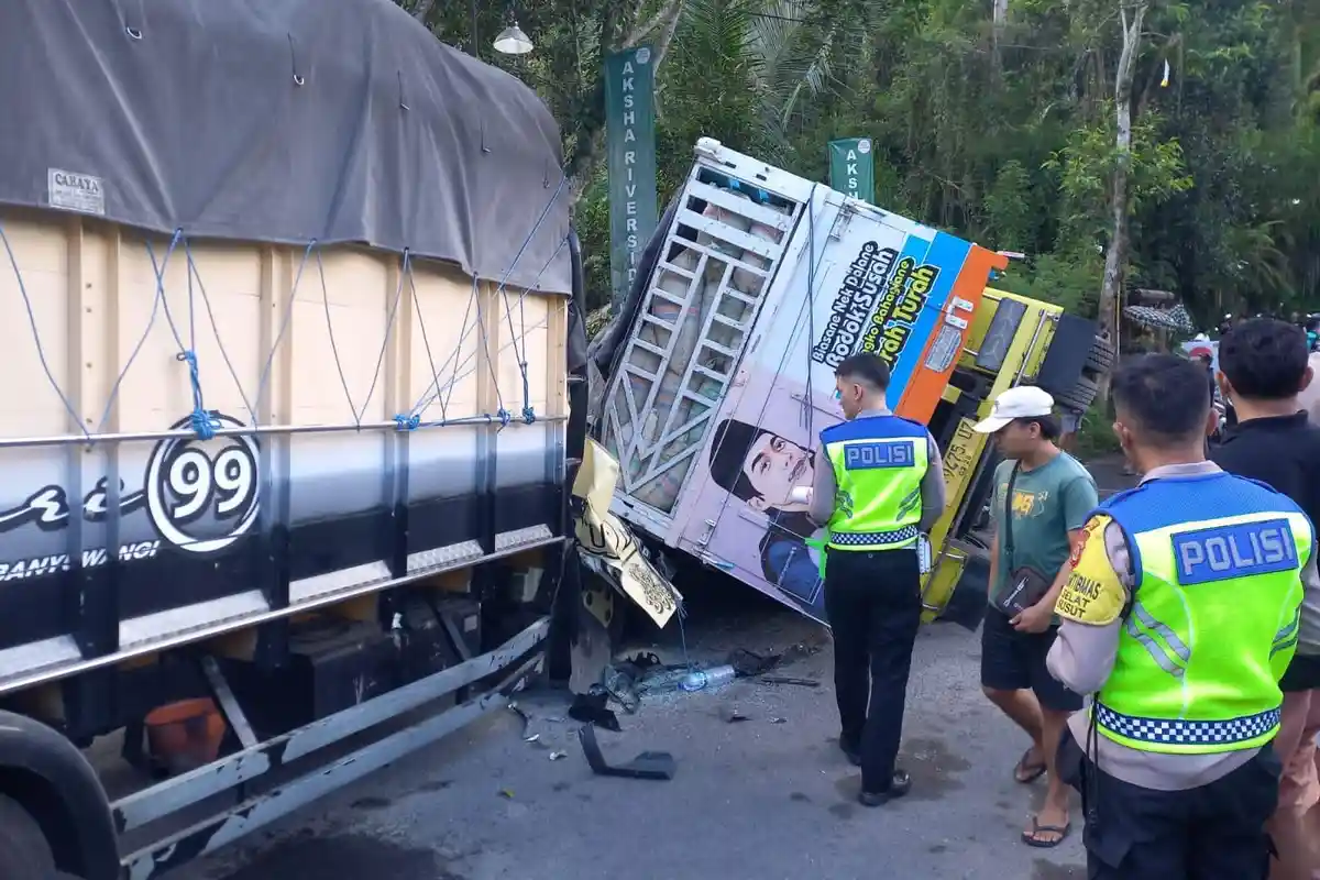 Hendak Selamatkan Diri dari Truk yang Kecelakaan, Budi Tewas Tertimpa Badan Truk di Bangli Bali